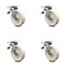 Service Caster 8 Inch Nylon Caster Set with Roller Bearing and Total Lock Brakes SCC-TTL30S820-NYR-4 - alternate 1